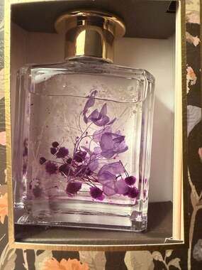 MG Studio Lavender & Cedarwood Scent Home Fragrance Floral Glass Bottle Diffuser